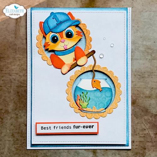 Elizabeth Craft Designs Meet the Cats Die Cats by Cute & Whimsical (2370)