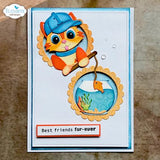 Elizabeth Craft Designs Meet the Cats Die Cats by Cute & Whimsical (2370)