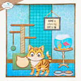 Elizabeth Craft Designs Meet the Cats Stamps Cat Sentiments by Cute & Whimsical (CS459)