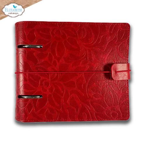 Elizabeth Craft Designs Memory Binder Square Page - Festive Red Embossed (MB007) - Postage as per Actual