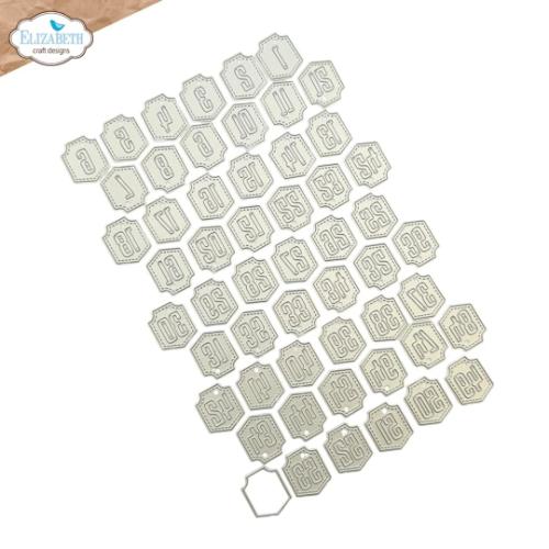 Elizabeth Craft Designs Number Tags (2396)