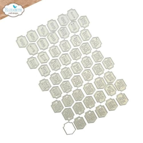 Elizabeth Craft Designs Number Tags (2396)