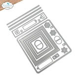 Elizabeth Craft Designs Rounded Corner Square Page Assortment (2393)