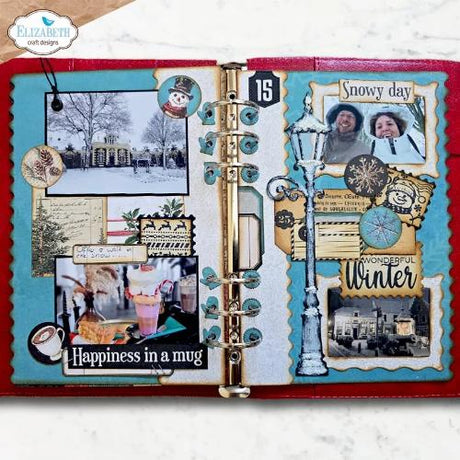 Elizabeth Craft Designs Wavy Page & Lamppost (2390)