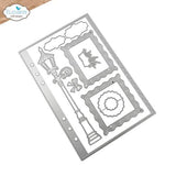 Elizabeth Craft Designs Wavy Page & Lamppost (2390)