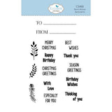 Elizabeth Craft Designs Warm Wishes Sentiments (CS468)