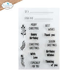 Elizabeth Craft Designs Warm Wishes Sentiments (CS468)
