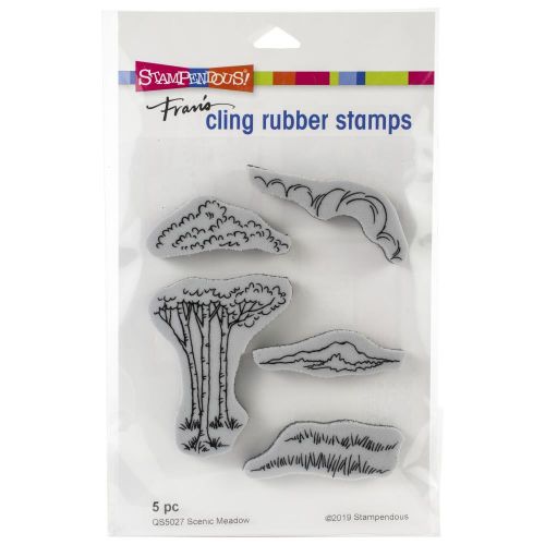 Stampendous Cling Stamp Scenic Meadow