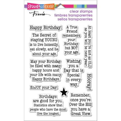 Stampendous Clear Stamps - SSC1385 Birthday Age