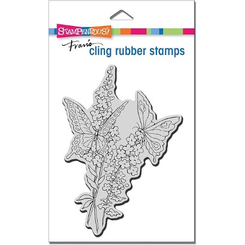 Stampendous Cling Stamp Lacy Butterflies - CRR331