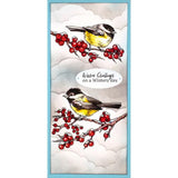 Stampendous Clear Stamps - SSC1405 Chickadee Holiday