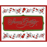 Stampendous Perfectly Clear Stamps-Brushed Greetings - SSC1419