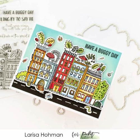 Picket Fence Studios - Stamps: BB-139 Bugville