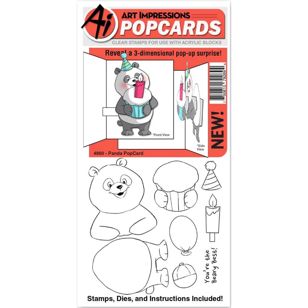 Art Impressions PopCard Panda