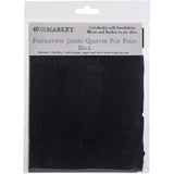 49 And Market Foundations Jagged Quarter Flip Folio Black