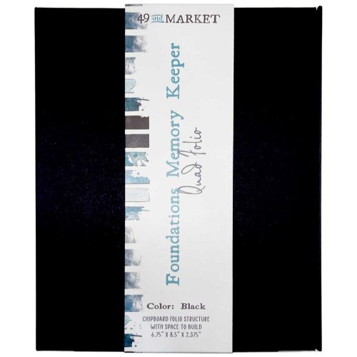 49 And Market Foundations Memory Keeper Quad Folio Black - Postage as per Actual