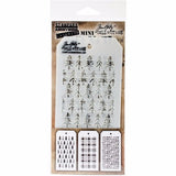 Tim Holtz Mini Layered Stencil Set 3/Pkg Set #32