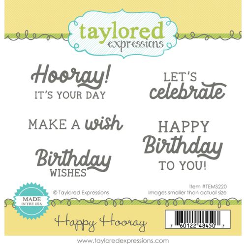 Taylored Expressions - Happy Hooray Stamp & Die Bundle