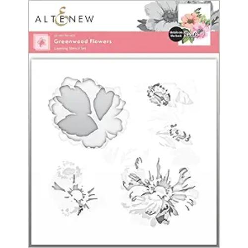 Altenew - Greenwood Flowers - Layering Stencil Set