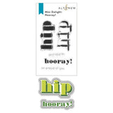 Altenew - Mini Delight: Hooray! Stamp & Die Set