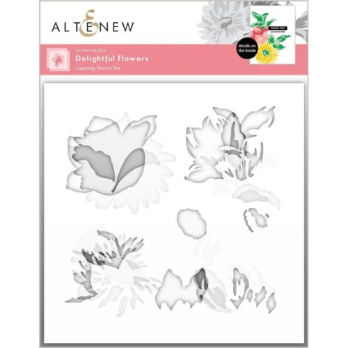 Altenew - Delightful Flowers Layering Stencil Set (3 in 1)