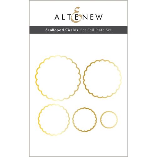 Altenew - Scalloped Circles Hot Foil Plate Set