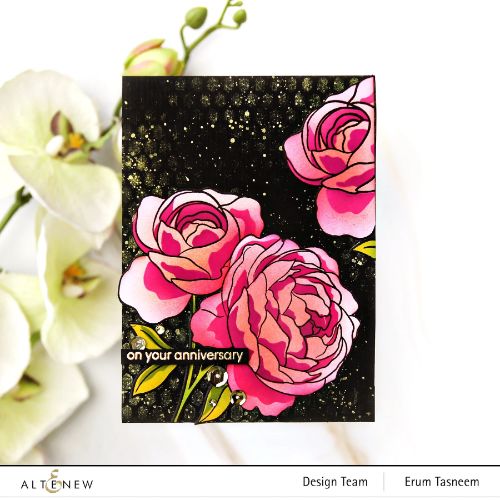 Altenew - Ambridge Rose Simple Coloring Stencil Set (4 in 1)