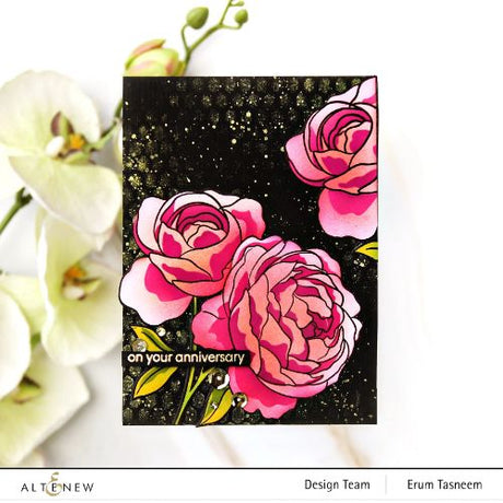 Altenew - Ambridge Rose Simple Coloring Stencil Set (4 in 1)