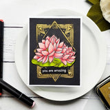 Altenew - Lotus Frame 3D Embossing Folder