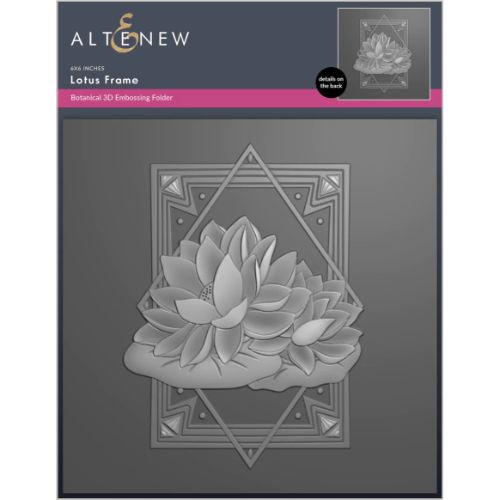 Altenew - Lotus Frame 3D Embossing Folder