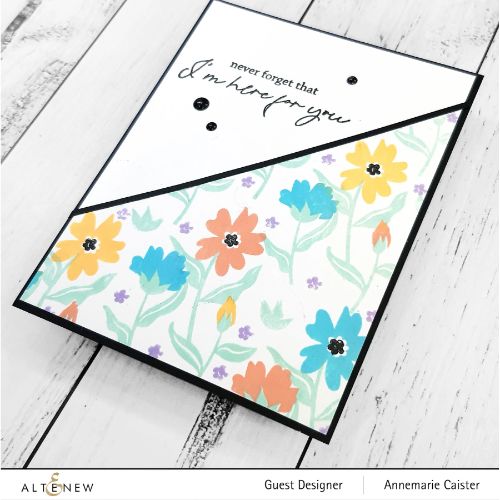 Altenew - Mini Delight: Budding Wallpaper Stamp & Die Set