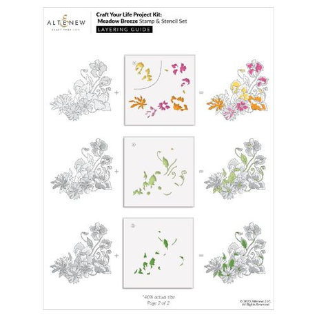 Altenew - Craft Your Life Project Kit: Meadow Breeze - Postage as per Actual