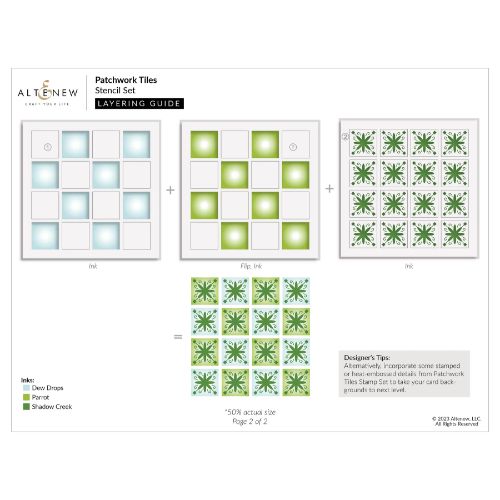 Altenew - Patchwork Tiles - Stamp Set