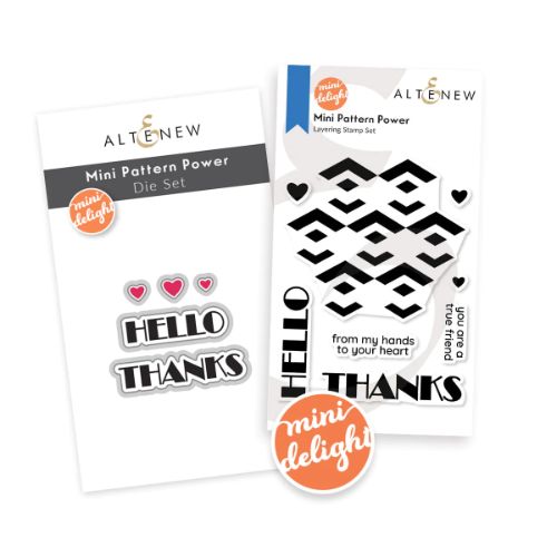 Altenew - Mini Delight: Mini Pattern Power Stamp & Die Set