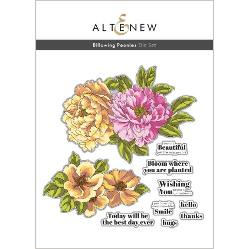 Altenew - Billowing Peonies - Complete Bundle - Postage as per Actual