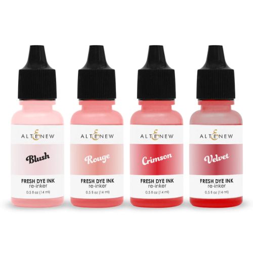 Altenew - Red Sunset Fresh Dye Ink Re-inker - Complete Bundle