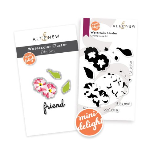 Altenew - Mini Delight: Watercolor Cluster Stamp & Die Set