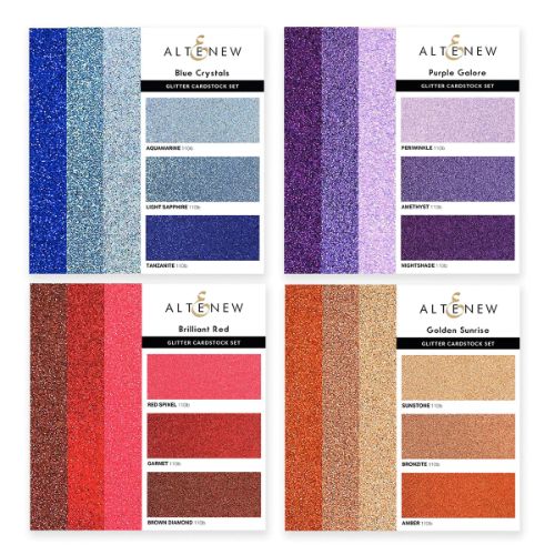 Altenew - Sparkling Twilight Glitter Gradient Cardstock Bundle