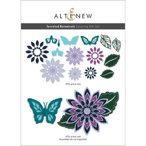 Altenew - Jeweled Botanicals Layering Die Set - Postage as per Actual