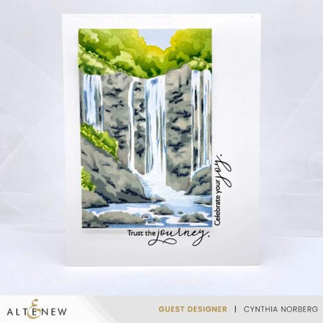 Altenew - Waterfall Scene Layering Stencil Set (5 in 1)