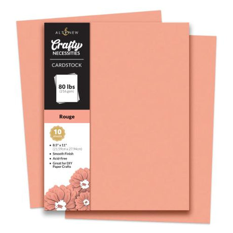 Altenew - Crafty Necessities: Rouge Cardstock (10 sheets/set)