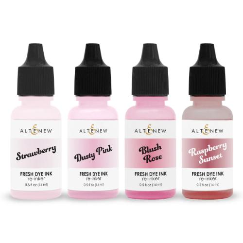 Altenew - Blushberry Bliss Fresh Dye Ink Reinker - Complete Bundle