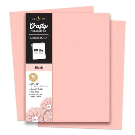 Altenew - Crafty Necessities: Blush Cardstock (10 sheets/set)