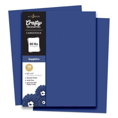 Altenew - Crafty Necessities: Sapphire Cardstock (10 sheets/set)