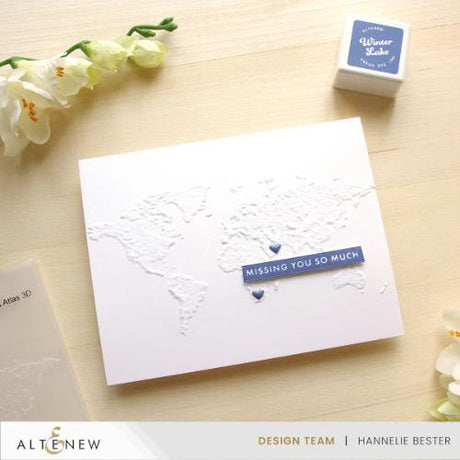 Altenew - Traveler's Atlas 3D Embossing Folder