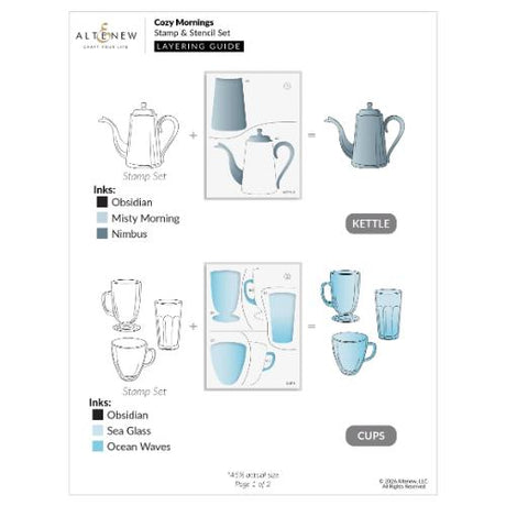 Altenew - Cozy Mornings - Complete Bundle - Postage as per Actual