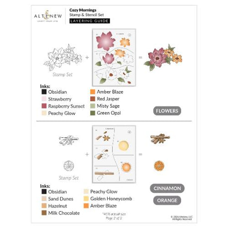 Altenew - Cozy Mornings - Complete Bundle - Postage as per Actual