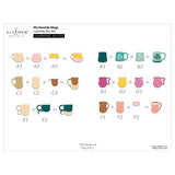 Altenew - My Favorite Mugs Layering Die Set - Postage as per Actual