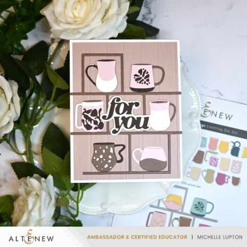 Altenew - My Favorite Mugs Layering Die Set - Postage as per Actual