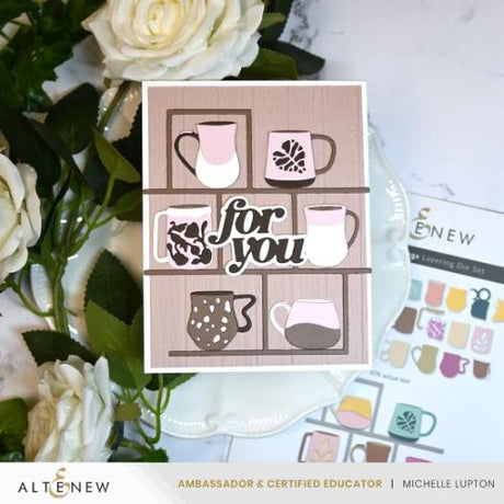 Altenew - My Favorite Mugs Layering Die Set - Postage as per Actual